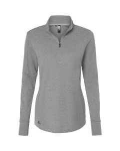 Adidas - Women's 3-Stripes Quarter-Zip Sweater